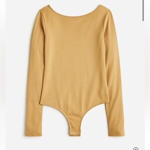 NWT JCrew Scoop Back Bodysuit